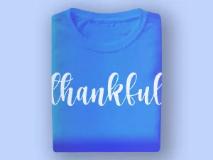 Blue Printed Tshirt