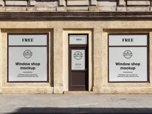 glass Window-sticker pasting